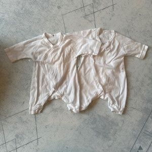 2 Baby Kimono Onesies